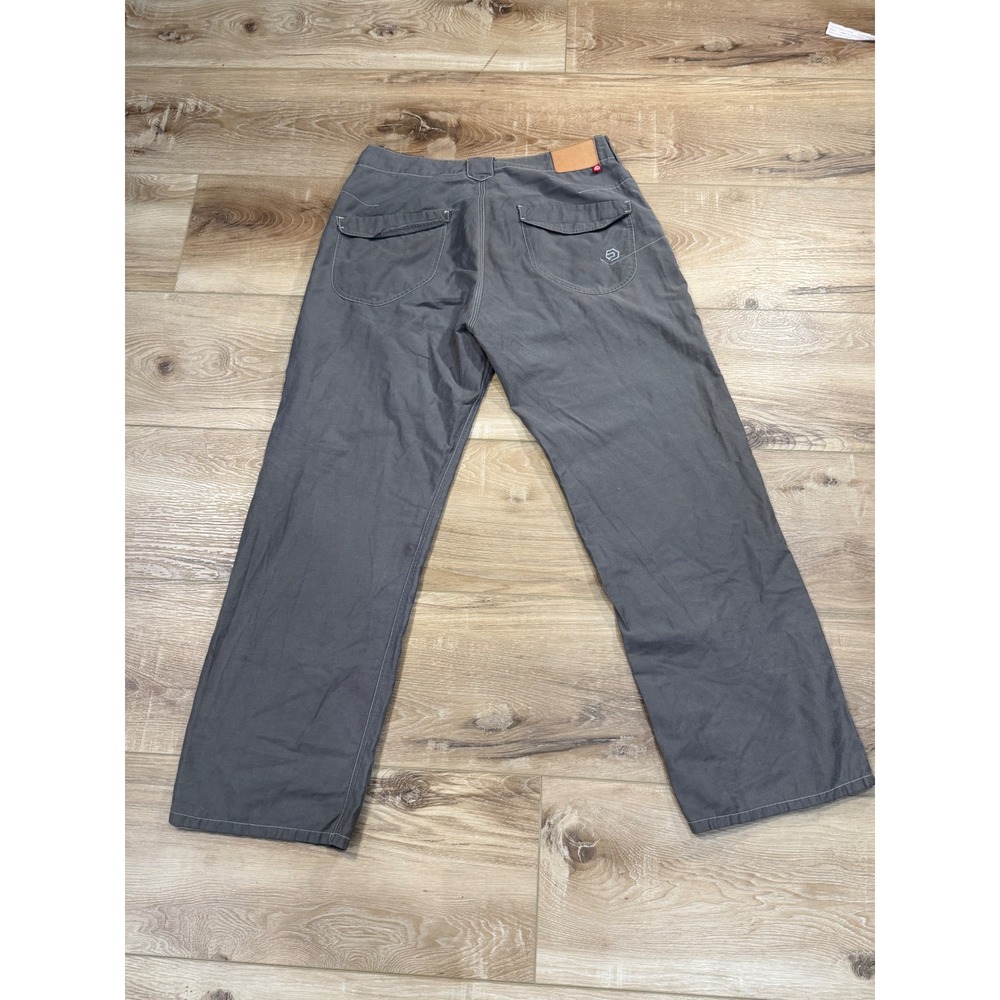 Ocean Pacific OC VTG Loose Baggy Pants Gray Cotton Blend Mens Size 34 Y2K Skater